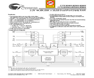 CY7C024AV-20AXC.pdf