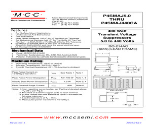 P4SMAJ40CP.pdf