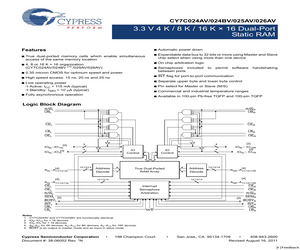 CY7C024AV-20AC.pdf