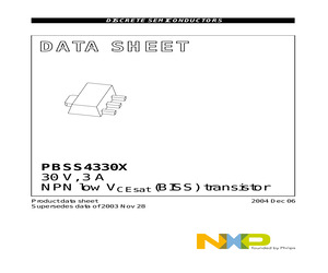PBSS4330XT/R.pdf