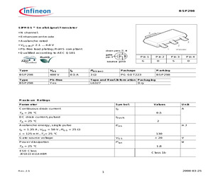 BSP298 E6327.pdf